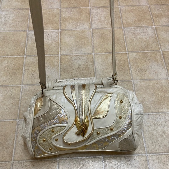 VINTAGE BAGS BY PINKY GENUINE LEATHER MADE IN USA WOMEN BAG - Picture 13 of 16